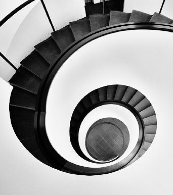 Curved Stairway